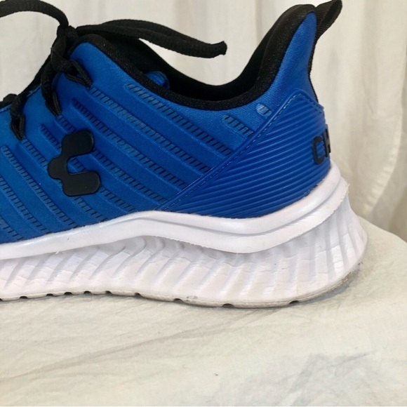 Charly Men’s Falcon Breathable Sneaker Running Shoe in Blue/White - Picture 2 of 12